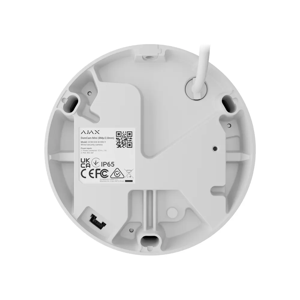 IP-видеокамера Ajax DomeCam Mini 5МП (2.8мм) White - Фото 5